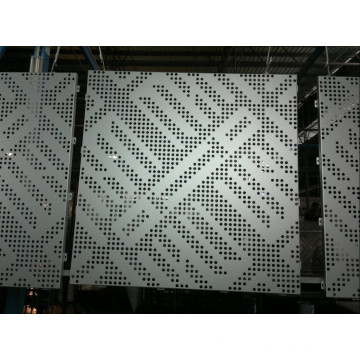 Panneau perforé en aluminium pour ascenseur (GLPP 8017)